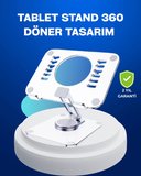 Katlanabilir Tablet Standı Ayarlanabilir Kaymaz Şeffaf Tasarım