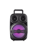 Kablosuz Karaoke Hoparlör Mikrofonlu RGB Işıklı Bluetooth Speaker USB TF Kart De