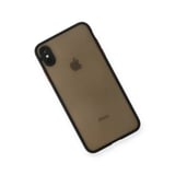 Apple İphone Xs Max Kılıf Montreal Silikon Kapak - Siyah