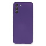 Samsung Galaxy S21 Plus Kılıf Nano İçi Kadife Silikon - Mor