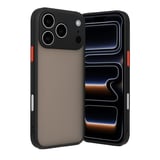 Apple İphone 17 Pro Kılıf Montreal Silikon Kapak - Siyah