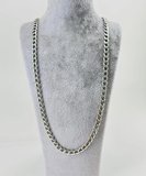Rodyum Çelik Erkek Kolye 60 Cm - Ekl0001