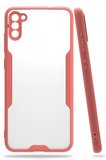 Uray store Samsung Galaxy A11 Kılıf Platin Silikon - Pembe