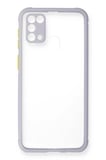 Uray store Samsung Galaxy M31 Kılıf Miami Şeffaf Silikon - Lila