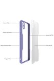 Uray store Samsung Galaxy A02 Kılıf Platin Silikon - Lila
