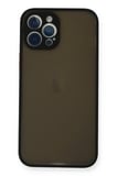 Uray store Apple iPhone 12 Pro Max Kılıf Montreal Silikon Kapak - Siyah
