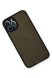 Uray store Apple iPhone 12 Pro Max Kılıf Montreal Silikon Kapak - Siyah