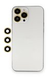 Uray store Apple iPhone 12 Pro Max Shine Kamera Lens - Gold