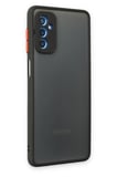Uray store Samsung Galaxy M52 5G Kılıf Montreal Silikon Kapak - Siyah