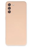 Uray store Samsung Galaxy S21 Plus Kılıf Nano içi Kadife Silikon - Pudra