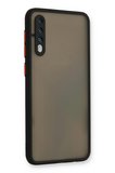 Uray store Samsung Galaxy A30S Kılıf Montreal Silikon Kapak - Siyah