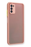 Uray store Samsung Galaxy A03S Kılıf Montreal Silikon Kapak - Pembe