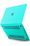 Uray store Apple Macbook Pro 13 2021 Macbook Buzlu Kapak - Yeşil
