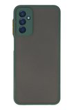 Uray store Samsung Galaxy M13 Kılıf Montreal Silikon Kapak - Yeşil