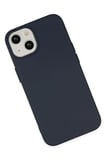 Uray store Apple iPhone 14 Kılıf Nano içi Kadife Silikon - Lacivert