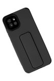 Uray store Samsung Galaxy A03 Kılıf Mega Standlı Silikon - Siyah