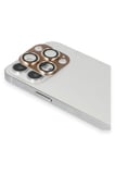 Uray store Apple iPhone 13 Pro Max Pers Alüminyum Kamera Lens - Gold