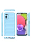 Uray store Samsung Galaxy A03S Kılıf Optimum Silikon - Sky Blue