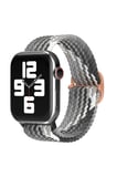 Uray store Apple Watch 42mm Star Kordon - Gri-Siyah