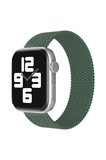 Uray store Apple Watch 38mm Ayarlı Solo Silikon Kordon - Haki Yeşil