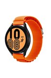 Uray store Watch 22mm KR410 Kumaş Kordon - Turuncu