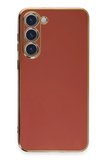 Uray store Samsung Galaxy S23 Kılıf Volet Silikon - Kırmızı