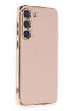 Uray store Samsung Galaxy S23 Kılıf Volet Silikon - Pembe