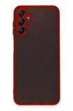 Uray store Samsung Galaxy A14 4G Kılıf Montreal Silikon Kapak - Kırmızı