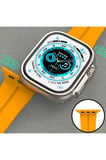 Uray store Apple Watch 38mm KR412 Elegance Stylısh Kordon - Turuncu