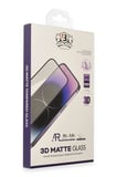 Uray store Apple iPhone 14 Pro Max Bilvis 3D Mat Cam Ekran Koruyucu