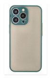 Uray store Apple iPhone 15 Pro Max Kılıf Montreal Silikon Kapak - Yeşil