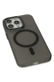 Uray store Apple iPhone 15 Pro Kılıf Lodos Magneticsafe Mat Kapak - Siyah