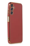Uray store Samsung Galaxy M14 5G Kılıf Volet Silikon - Kırmızı
