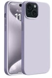 Uray store Apple iPhone 15 Plus Kılıf First Silikon - Lila