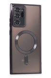 Uray store Samsung Galaxy Note 20 Ultra Kılıf Kross Magneticsafe Kapak - Mor