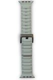 Uray store Apple Watch 42mm Magnus Mıknatıslı Silikon Kordon - Gri