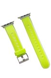 Movenchy Apple Watch 38mm Jelly Silikon Kordon - Yeşil