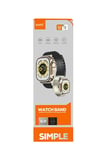Uray store Apple Watch 38mm Ascend Metal Kordon - Gümüş
