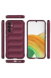 Uray store Samsung Galaxy A15 4G Kılıf Optimum Silikon - Bordo