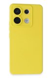 Uray store Xiaomi Redmi Note 13 Pro 5G Kılıf Nano içi Kadife Silikon - Sarı