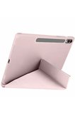 Uray store Samsung Galaxy X610 Tab S9 FE Plus 12.4 Kılıf Kalemlikli Mars Tablet Kılıfı - Rose Gold