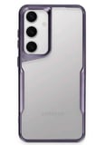 Uray store Samsung Galaxy S24 Kılıf Boyi Silikon Kapak - Derin Mor