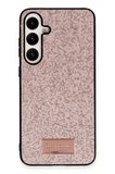Onegif Samsung Galaxy A55 5G Bright Simli Kapak - Pembe