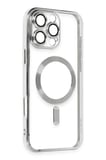 Uray store Apple iPhone 16 Pro Max Kılıf Kross Magneticsafe Kapak - Gümüş