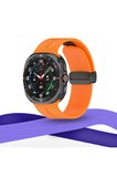Uray store Watch 7 Ultra KR418 Tender Silikon Kordon - Sierra Blue