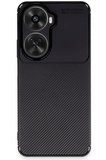Uray store Huawei Nova 12 SE Kılıf Auto Focus Karbon Kapak - Siyah