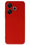 Uray store Xiaomi Redmi 13 4G Kılıf First Silikon - Kırmızı
