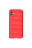 Uray store Samsung Galaxy A06 Kılıf Optimum Silikon - Kırmızı