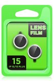 Uray store Apple iPhone 15 Raze Metal Kamera Lens - Yeşil