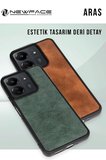 Uray store Samsung Galaxy A26 Kılıf Aras Deri Kapak - Kırmızı